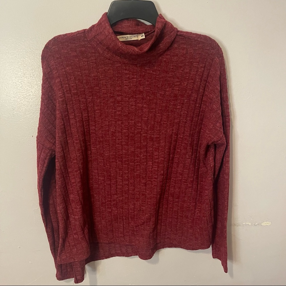 Semi -Turtle Neck Sweater